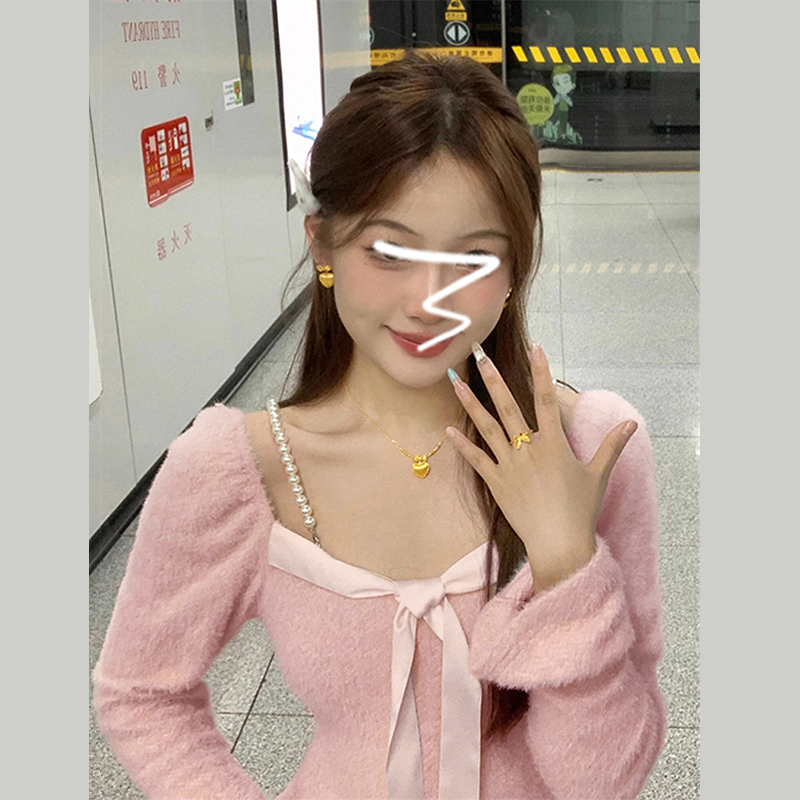 小個子粉色連衣裙子早春2024年新款女裝生日小禮裙新年戰袍秋冬季