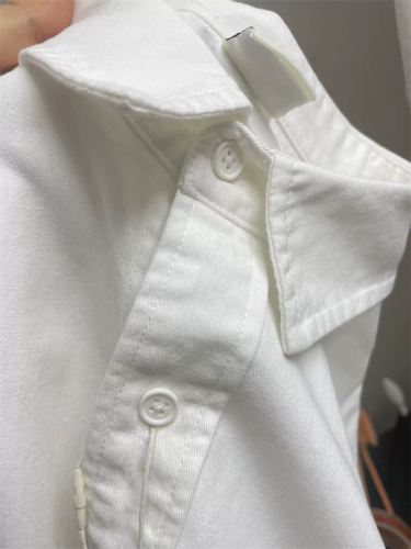2024秋季白衬衫女士内搭日系设计感小众衬衣宽松上衣