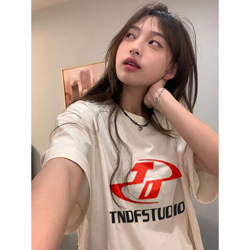 2024春夏新款重磅/精梳純棉 後包領 有縫邊 S-XXXL 夏裝短袖T恤女