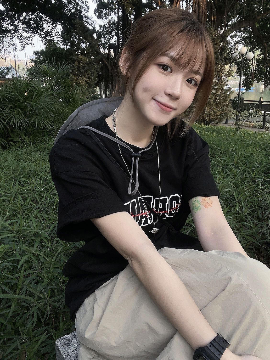 2024春夏新款重磅/精梳純棉 後包領 有縫邊 S-XXXL 夏裝短袖T恤女