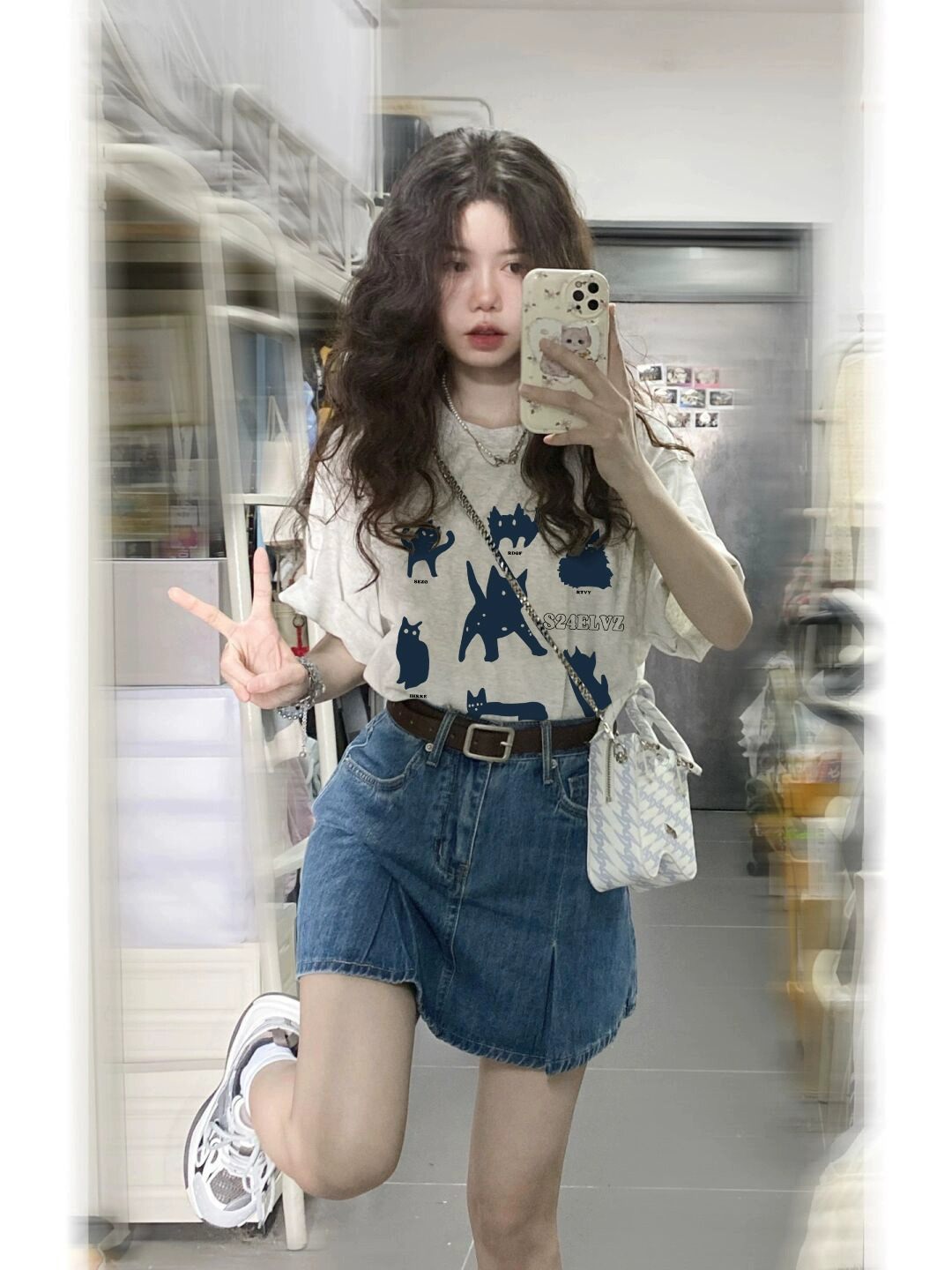 跨境新款- 重磅/精梳純棉 後包領 有縫邊 S-XXXL 夏裝短袖T恤女