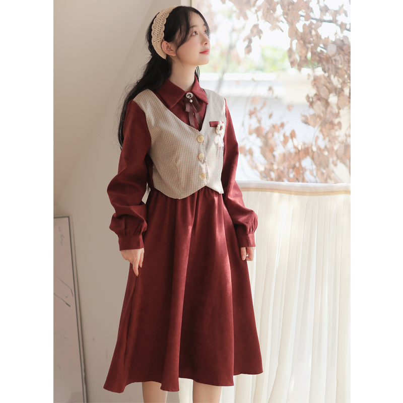 No less than 127 real shot 2024 spring three-dimensional flower design dress suit vest two-piece set