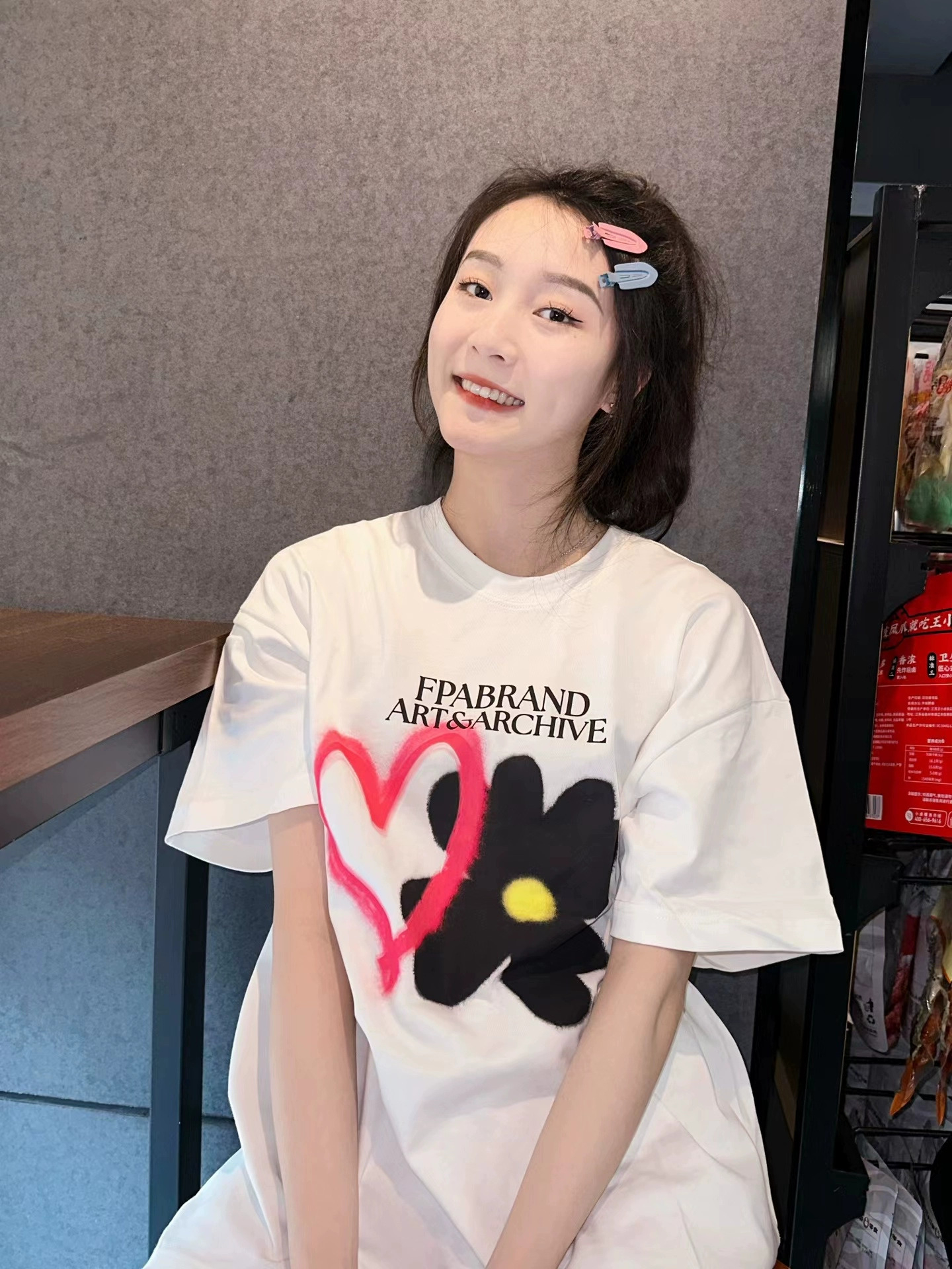2024 new summer Korean style 220g combed cotton back collar with seamed edge S-XXXL summer short-sleeved T-shirt for women