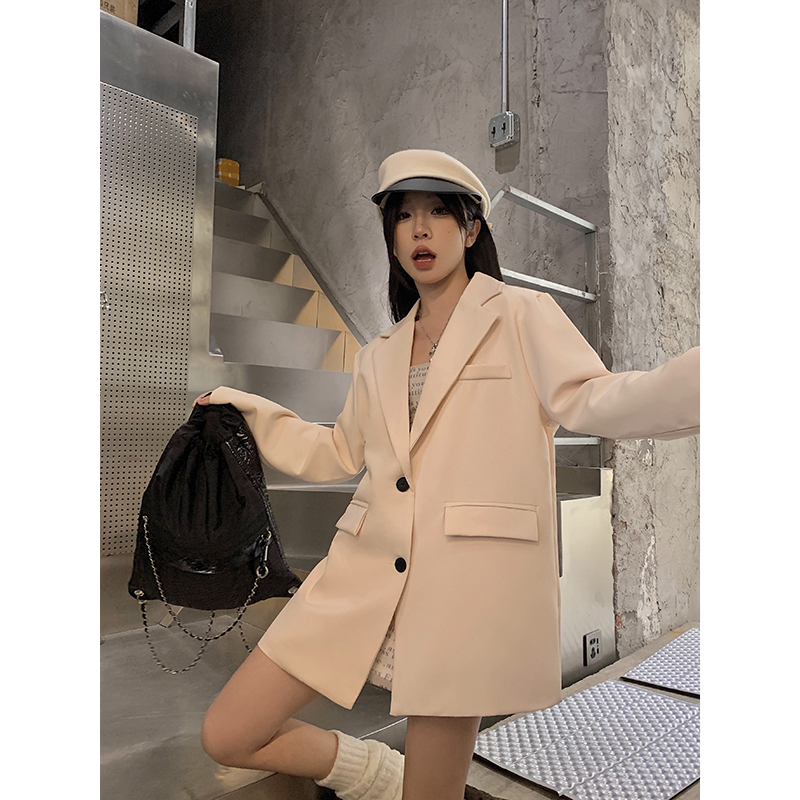 Real shot!  !  2024 spring new style loose high-end suit jacket for women simple fashion jacket for women