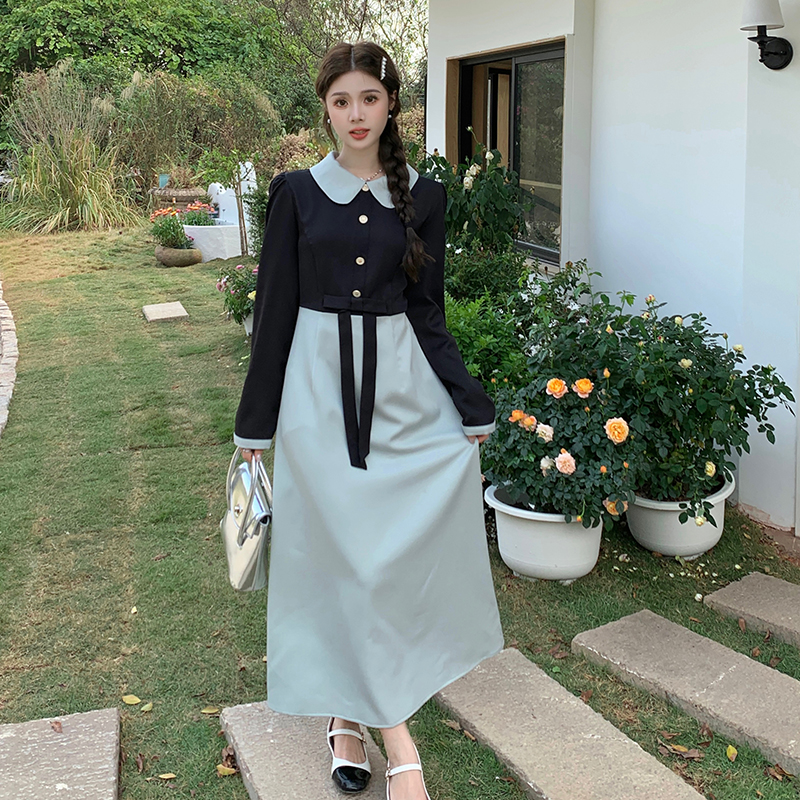 Spring plus size women's dress long skirt simple high waist slimming tall plus size long skirt