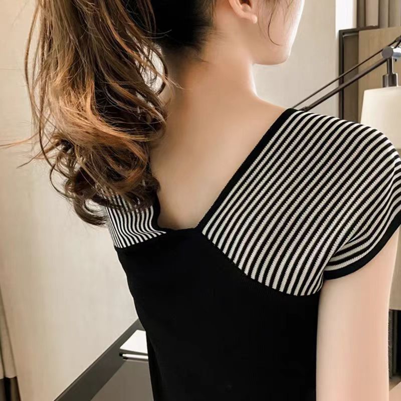 港風寬鬆針織吊帶背心女韓版新款網紅短款外穿無袖t恤mschf上衣女
