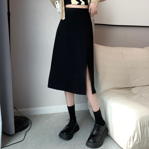 2024 spring and summer new style slit skirt for women