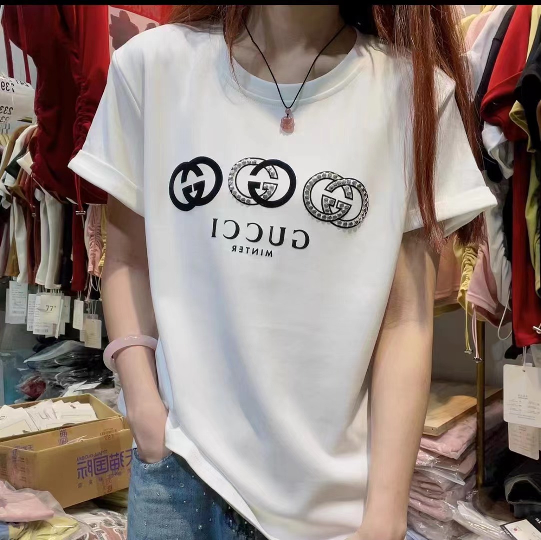 夏新款女士短袖t恤短款上衣修身顯瘦體恤小眾女裝洋氣