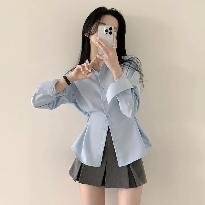 chic 時尚收腰顯瘦襯衫