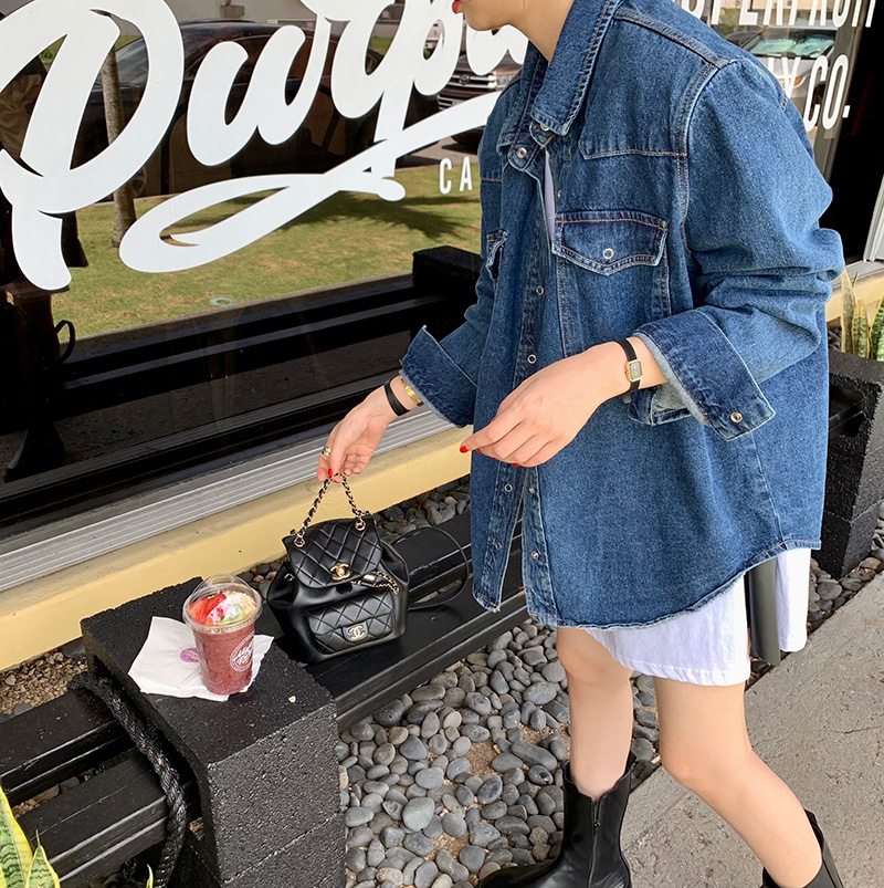 Versatile denim thin jacket