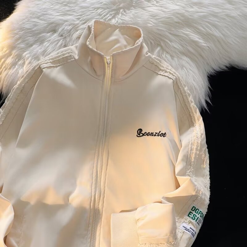 Trendy spring and autumn Korean style personalized jacket sports top casual baseball uniform trendy brand jacket for women