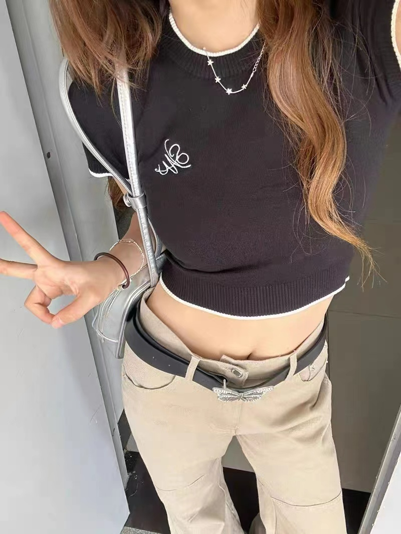 美式復古工裝牛仔褲小眾拼接設計休閒闊腿拖地長褲