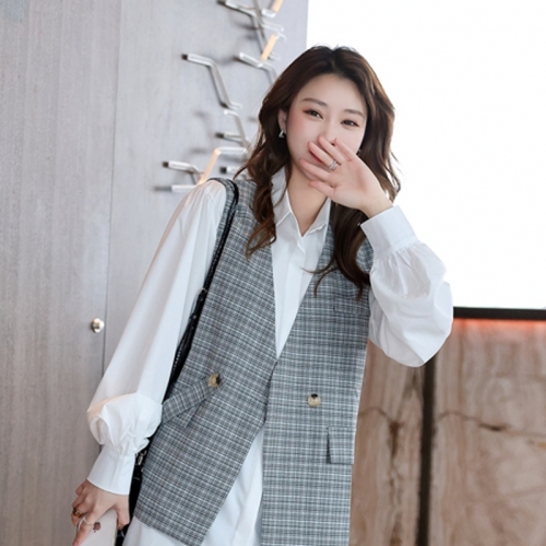马甲女时尚流行春秋装韩版小个子上衣外穿设计感小众背心