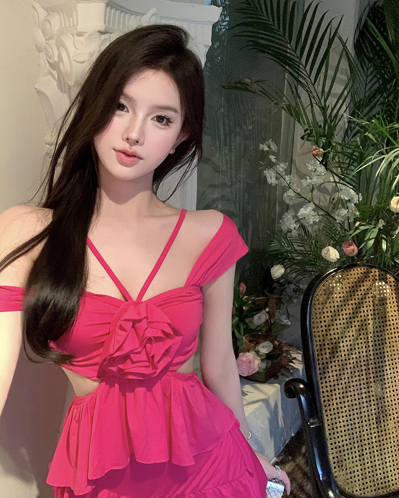 Real shot of irregular design dress