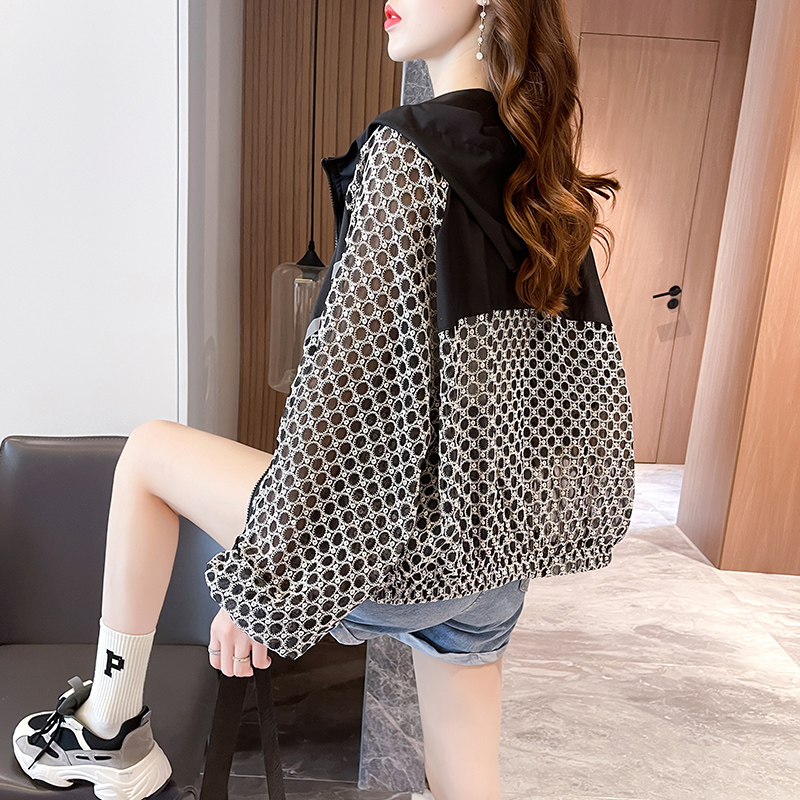 | Real shot | 100% polyester fiber | Original fabric | Summer thin cardigan sun protection jacket for women