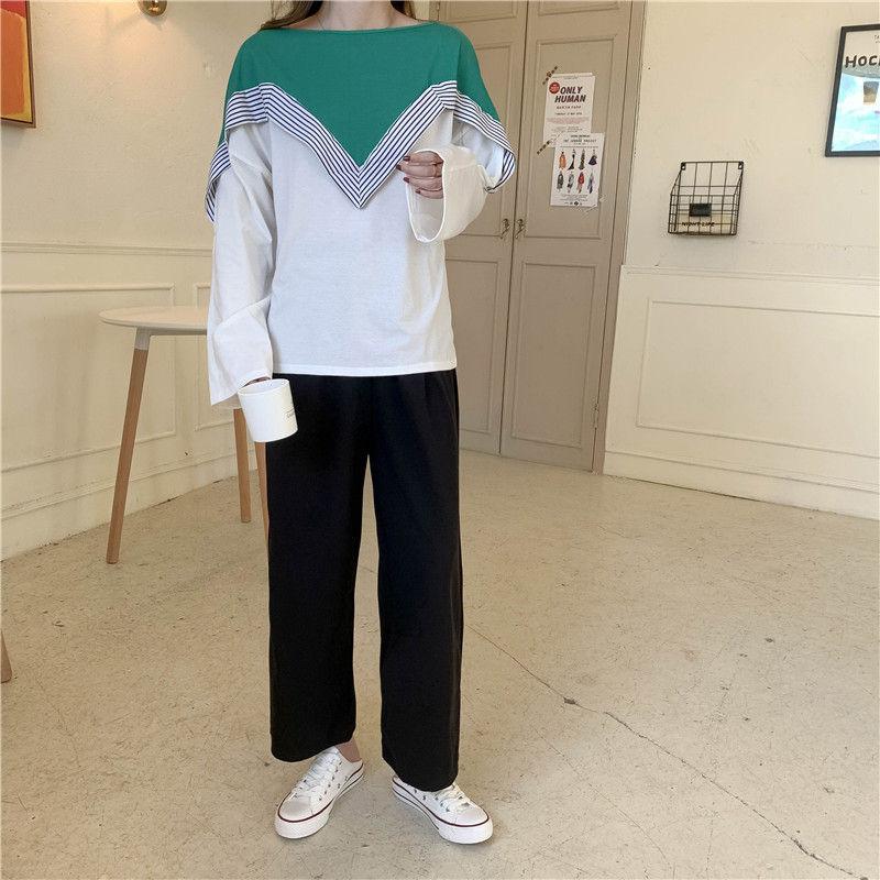 首發實拍6535拉架 2024春季時尚休閒兩件套裝女薄款