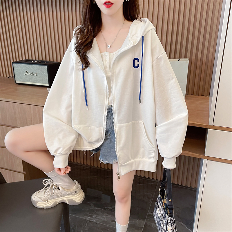 實拍 夾克牛仔外套女春秋高級感ins原宿港風vintage美式棒球服