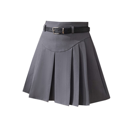 Pleated skirt women's skirt anti-exposure short skirt 2024 spring and summer new high-waisted student jk suit skirt a-line skirt
