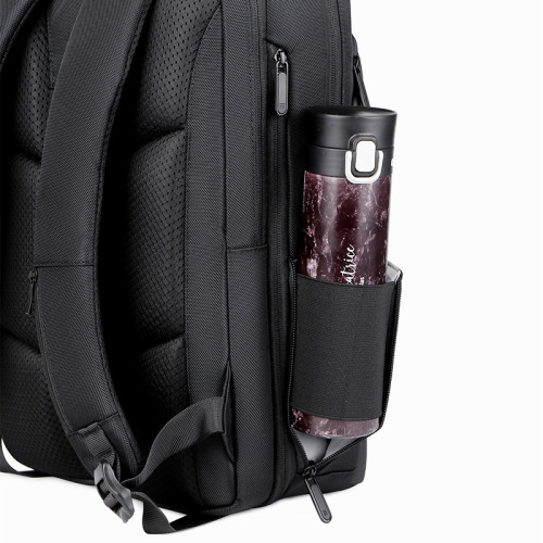 Business meeting backpack for men, customizable logo printing, large capacity expandable computer backpack for daily commuting
