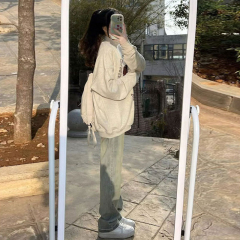 Yellow clay distressed American-style pear-shaped body-covering flesh-covering versatile high-waisted floor-length trousers narrow straight-leg wide-leg jeans for women