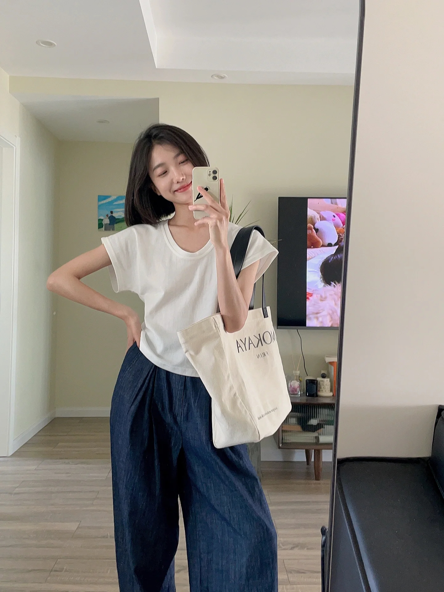 已出貨 短款u領正肩短袖t恤女夏季寬鬆顯瘦體恤半袖小飛袖上衣