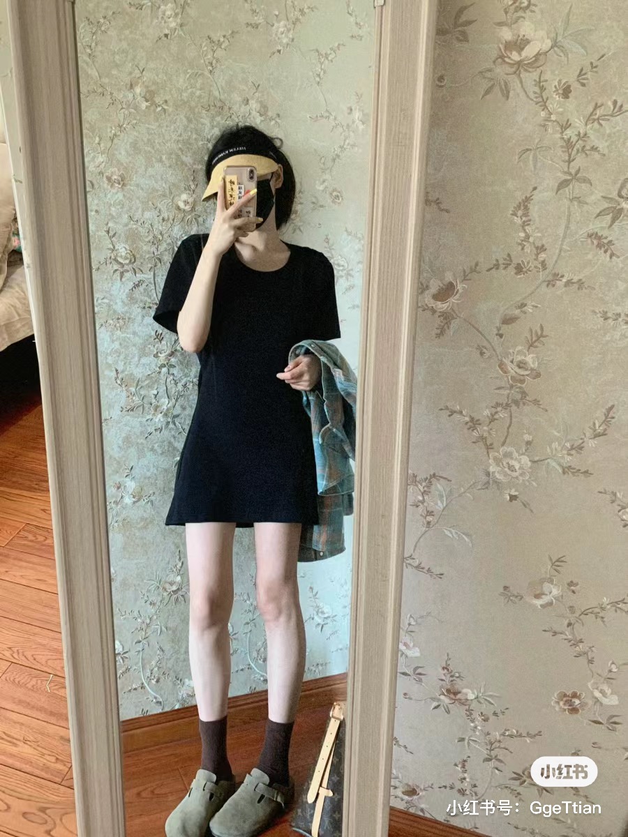 2024早春新款港風復古藍色格子襯衫女設計感小眾寬鬆外搭襯衣外套