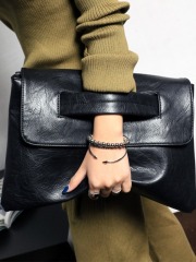 Korean style women's bag, new women's bag, trendy bag, large capacity, simple one-shoulder cross-body clutch bag, clutch bag, envelope bag