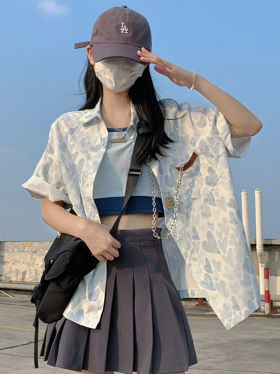 2024年夏季小香風短袖襯衫上衣新款韓版女設計感小眾高級休閒