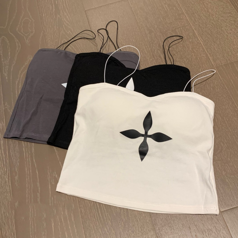 New cross customized vest Internet celebrity same style vest suspender fashion personality slimming bottoming vest