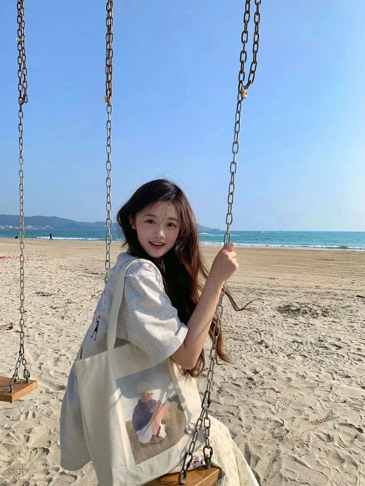 高質量純棉220克精梳緊密手感好直播品質前後印花短袖t恤女