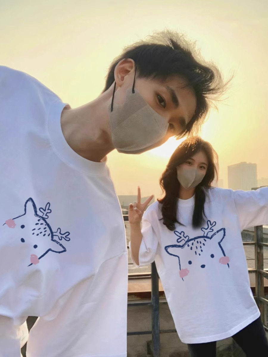 Summer T-shirt 2024 new high-end pure cotton disoo different early spring couple wear summer fashion brand short-sleeved