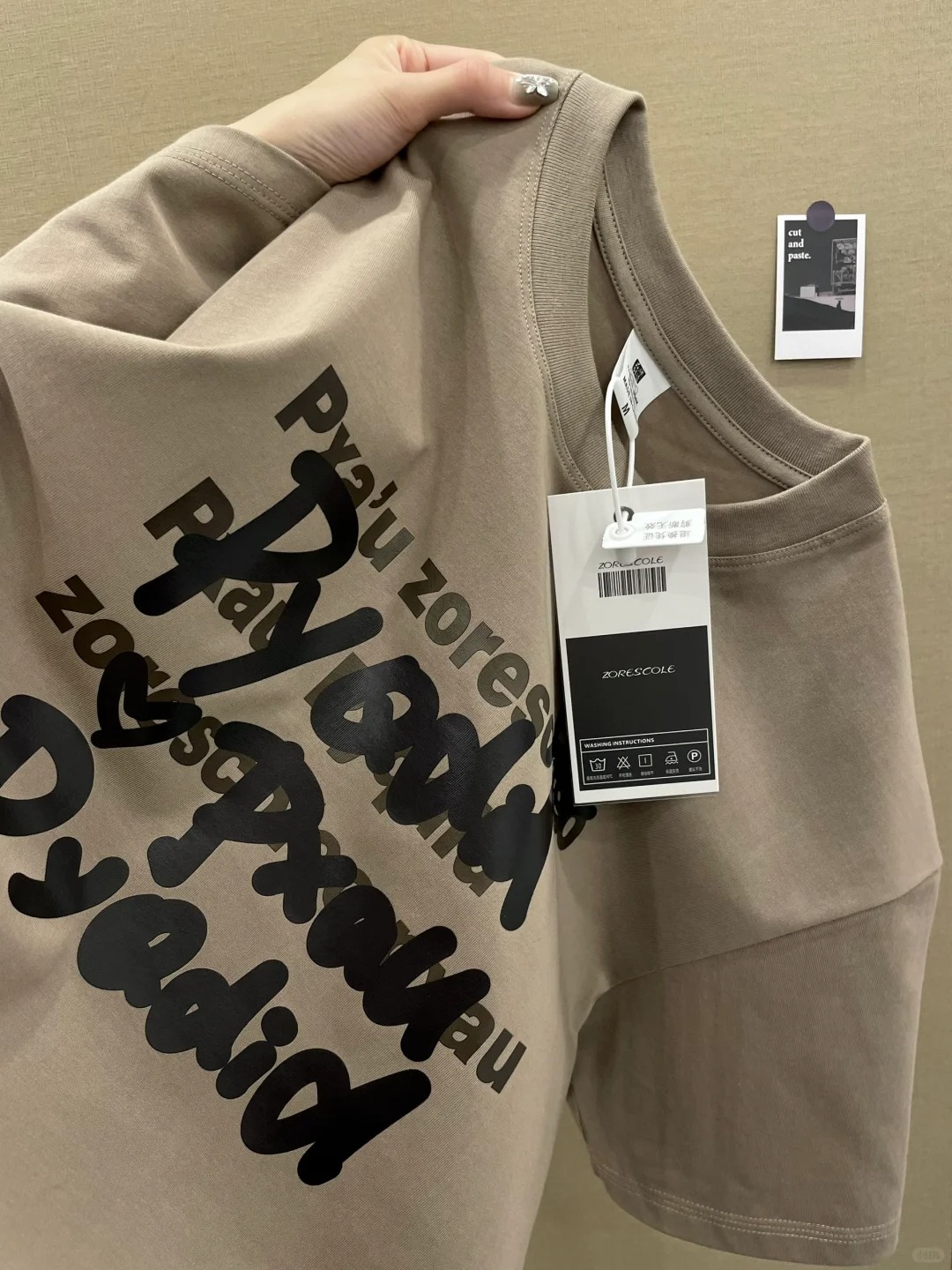 純棉220克，精梳緊密夏季新款寬鬆印花短袖T恤女上衣情侶