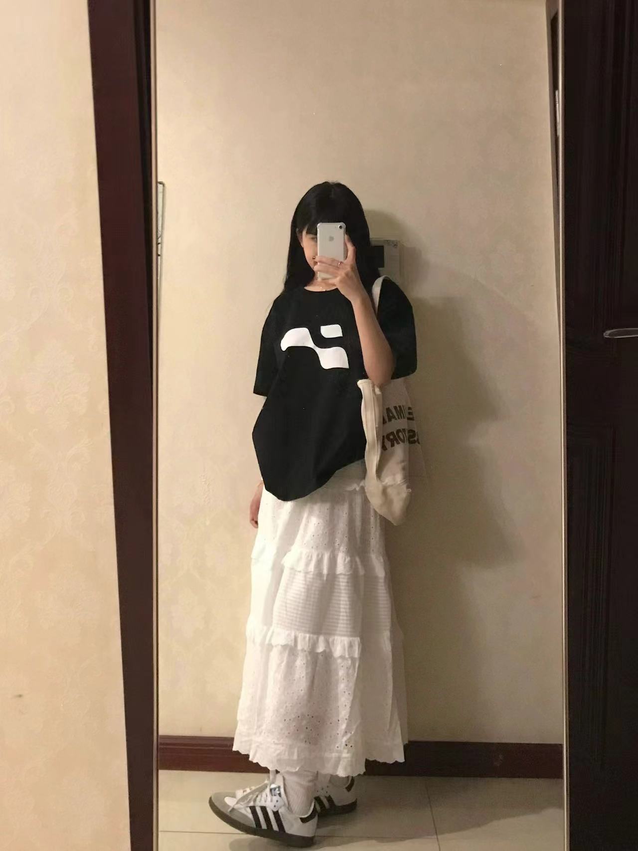 高質量純棉220克精梳緊密手感好直播品質前印花短袖t恤女
