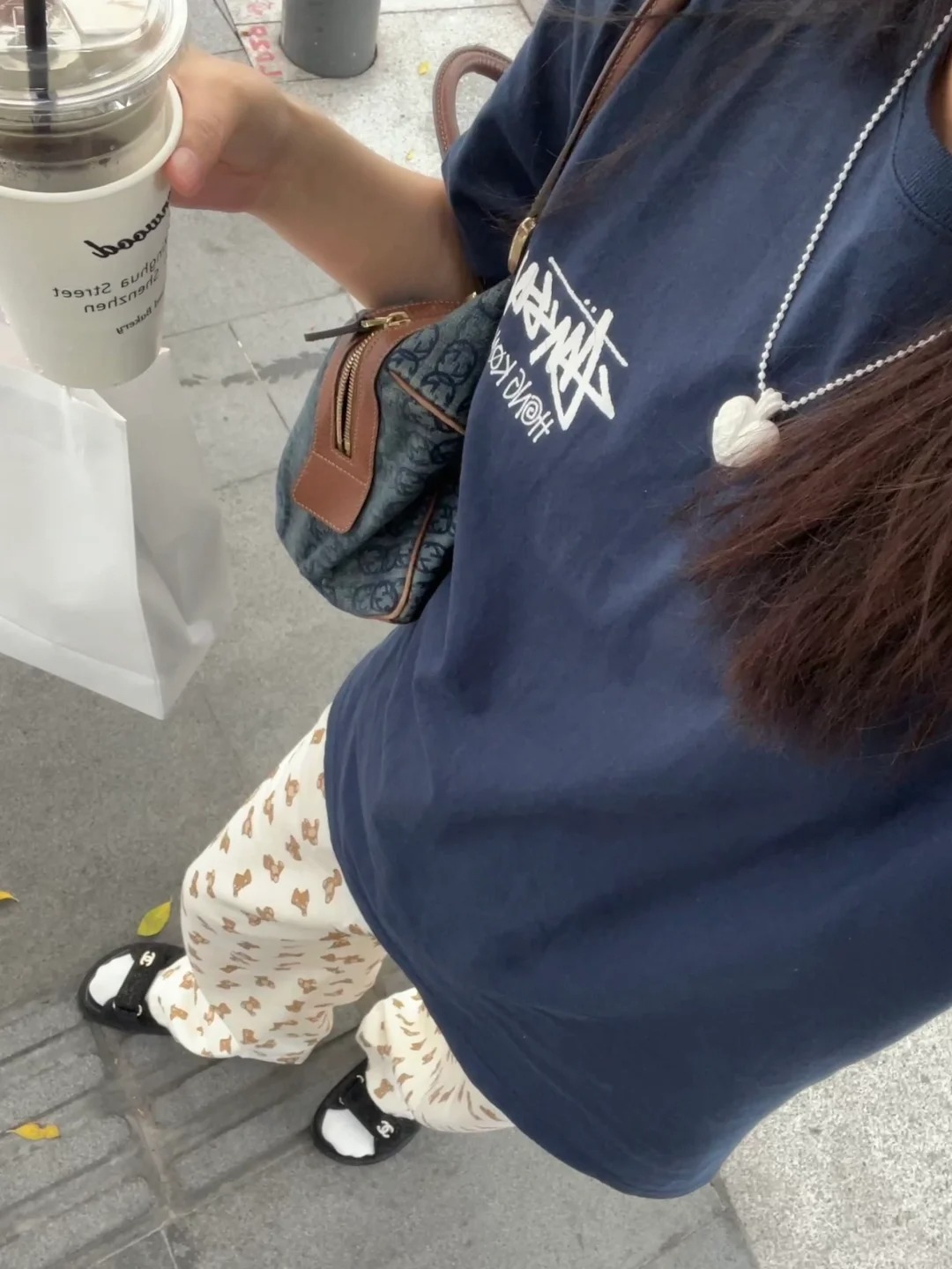 純棉220克，精梳緊密夏季新款寬鬆印花短袖T恤女上衣情侶