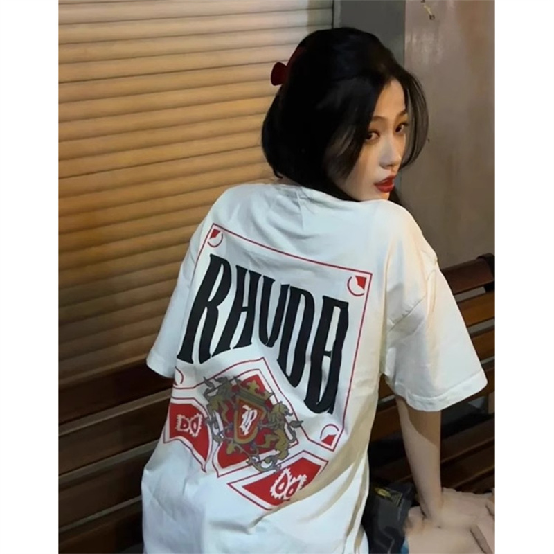 高質量純棉200克精梳緊密手感好直播品質前後印花短袖t恤女