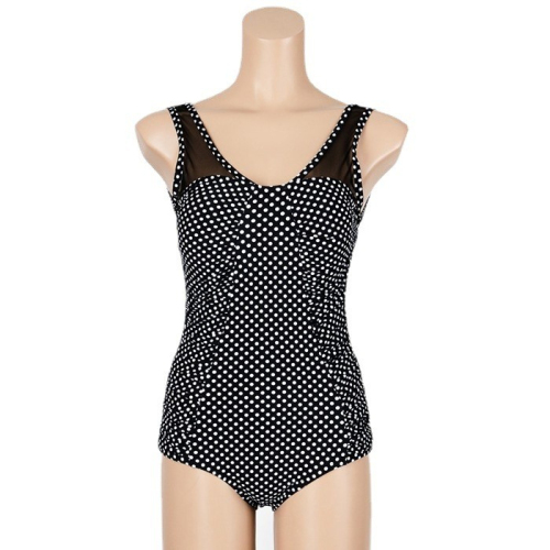 Swimsuit for women, one-piece, sexy, slimming, triangle, small breasts, gathered, spa, conservative, large size, belly-covering, Korean swimming
