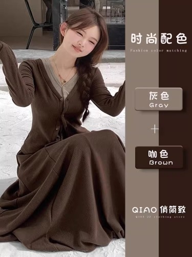 Xiaoxiangfeng dress for women 2024 new early spring wear with a complete coat and French long skirt suit