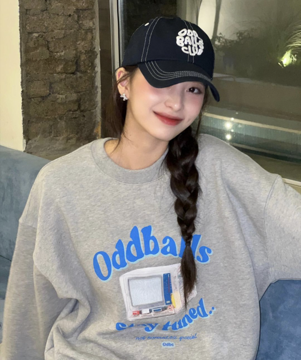 Official photo Chinese cotton composite thin 310g/plus velvet 410g autumn and winter sweatshirt for women with printed loose large size