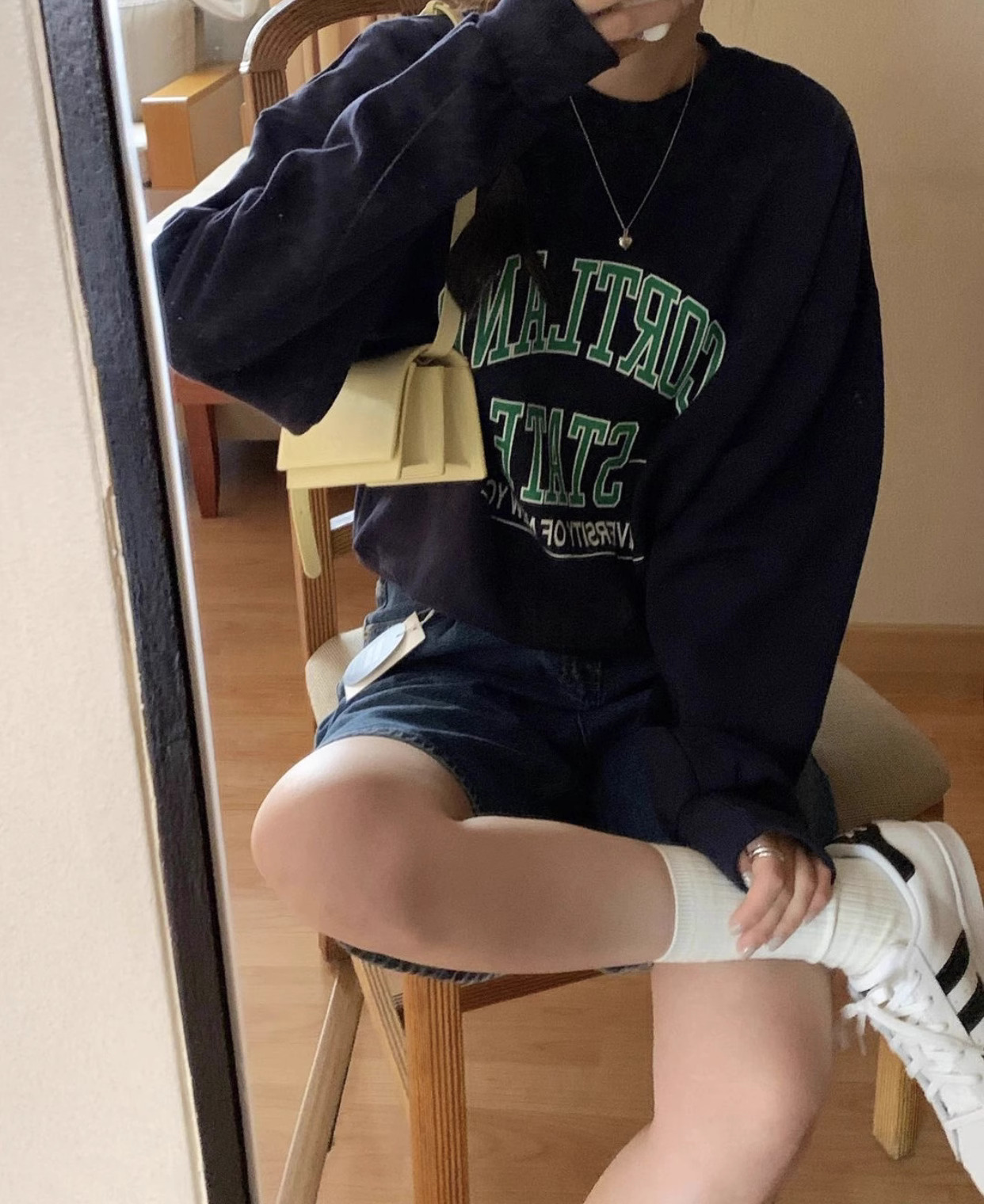 Official photo Chinese cotton composite thin 310g/plus velvet 410g autumn and winter sweatshirt for women with printed loose large size