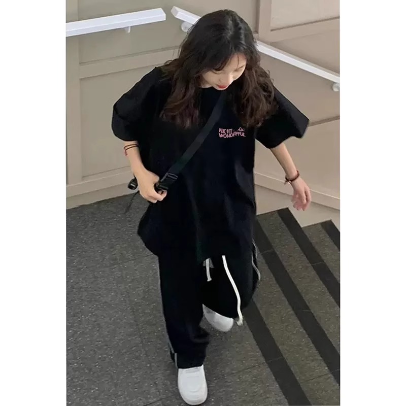 高質量純棉220克精梳緊密手感好直播品質前印花短袖t恤女