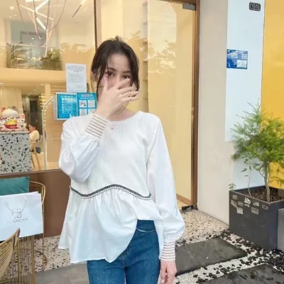 假兩件女士襯衫小個子大碼顯瘦遮肚子肉洋氣減齡冰爽絲秋季新款