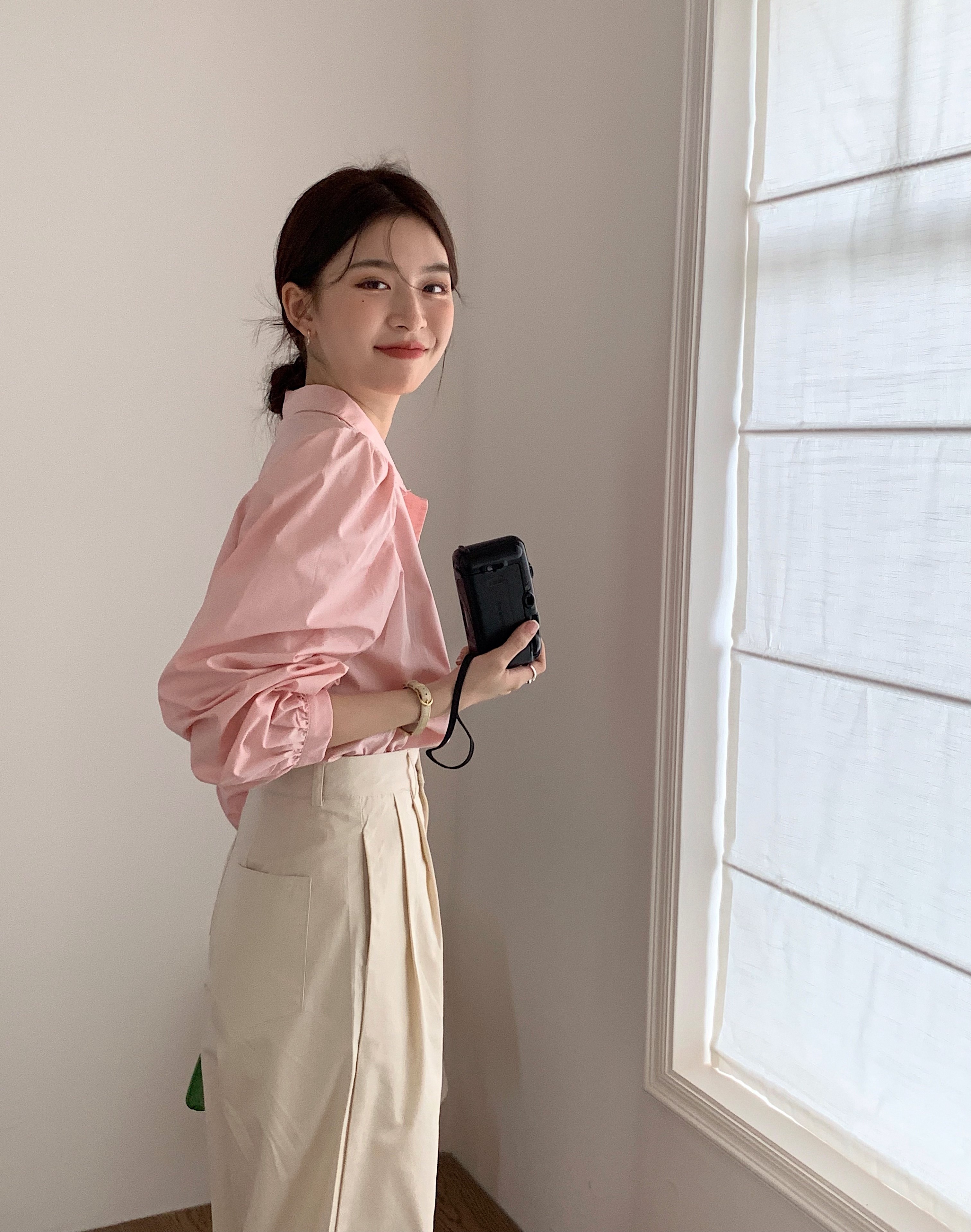 Actual shots of Korean chic~ Exquisite and versatile shirts