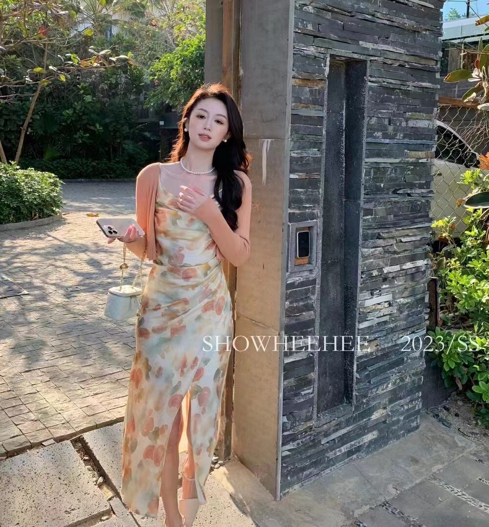 SHOWHEEHEE秀熙熙法式半高領飄帶蝴蝶結泡泡袖襯衫長袖上衣女春季