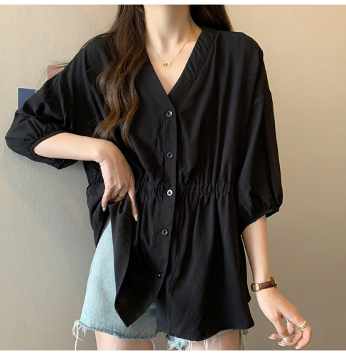 Official Photo Summer 300 Jin Fat mm Loose Cardigan Large Size Sun Protection Clothing Women's Shirt