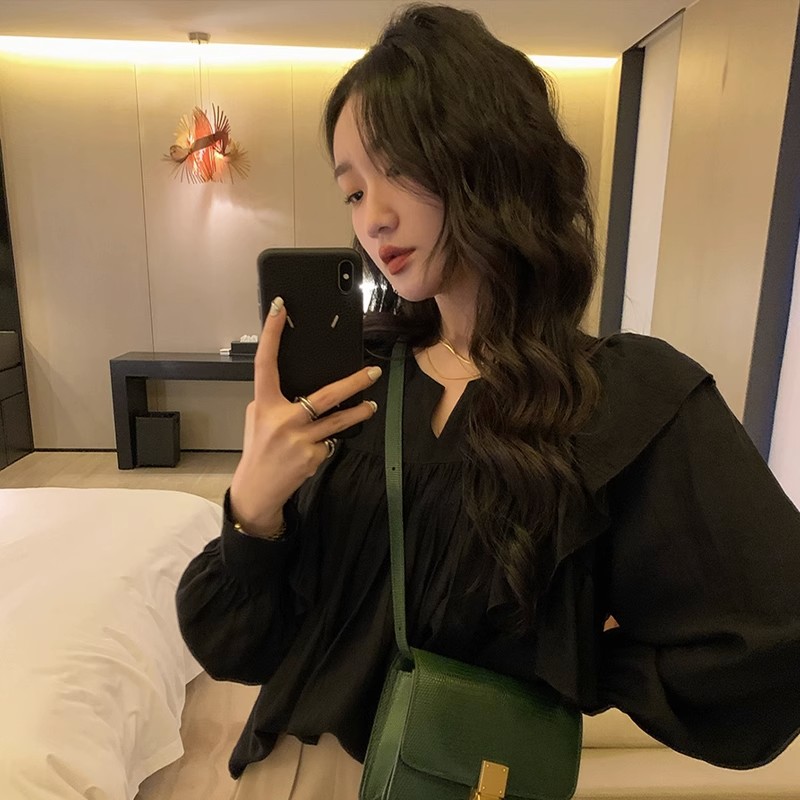 白色長袖襯衫女春秋款設計感小眾小個子襯衣法式氣質上衣夏季防曬