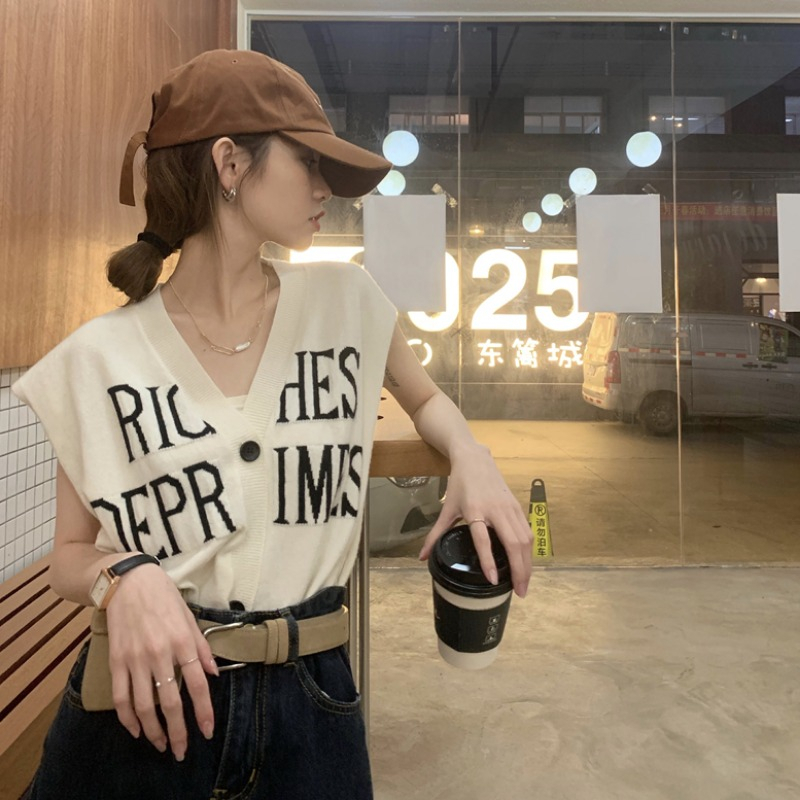 白色針織背心吊帶女2024新款網紅辣妹風短款內搭外穿上衣
