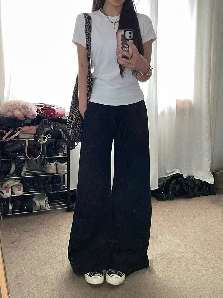 純棉210克40支奧代爾帶彈力直播品質 純色 修身短袖t恤女