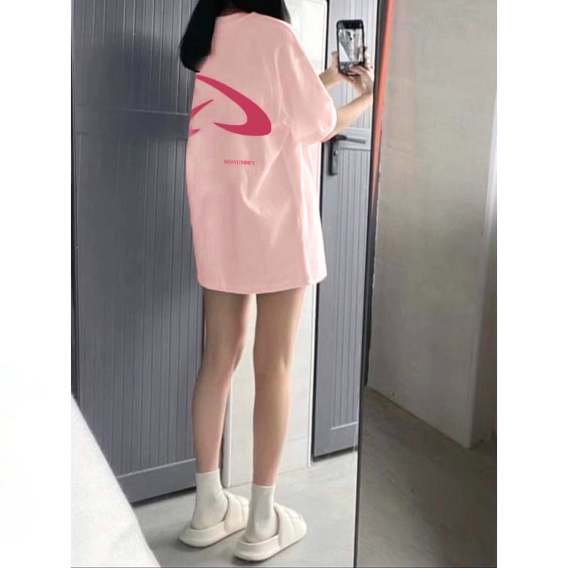 230g rear bag spring and summer new style pure cotton short-sleeved T-shirt trend