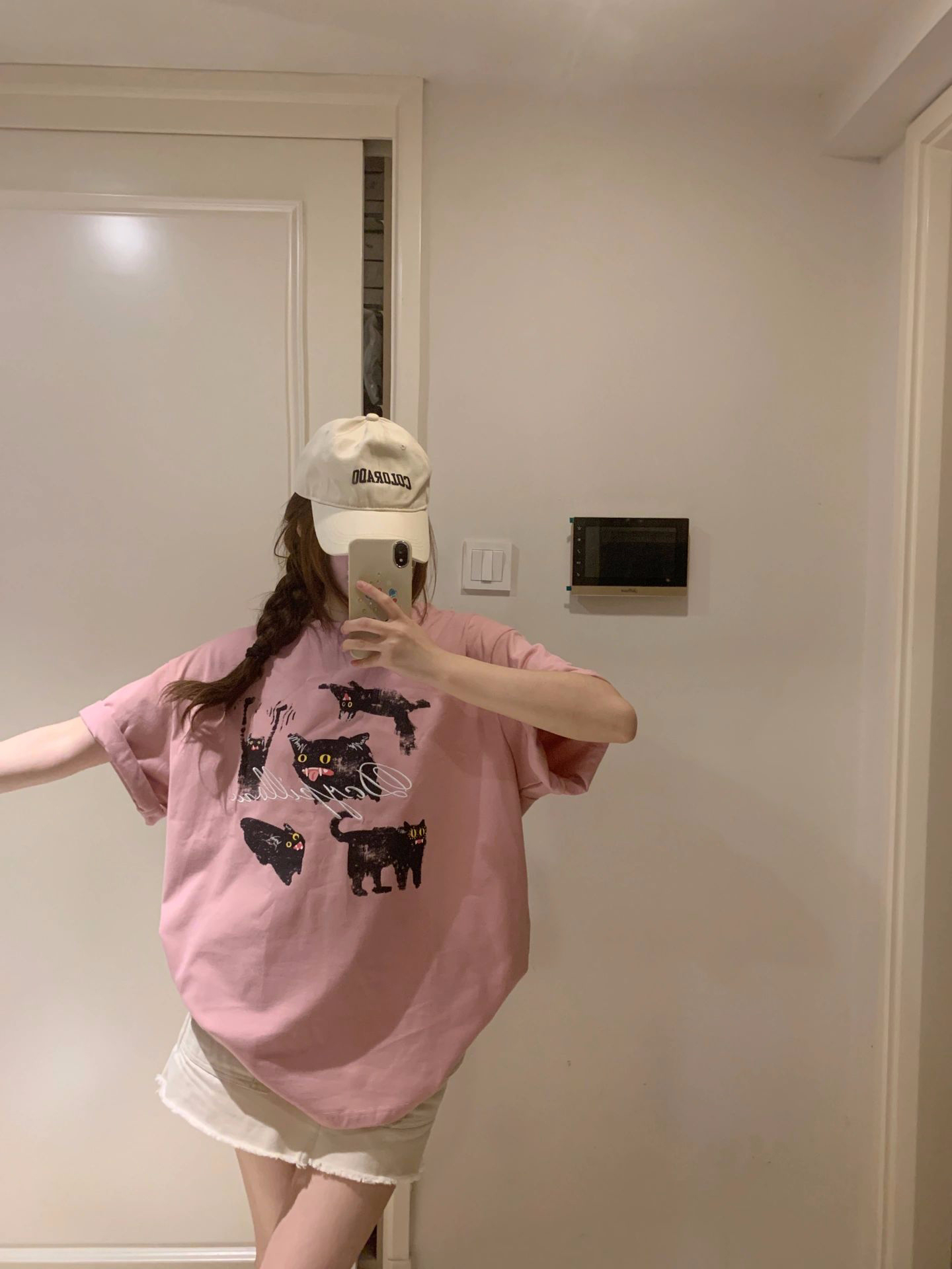 官圖220克/精梳純棉後包領有縫邊S-XXXL夏裝短袖T恤女