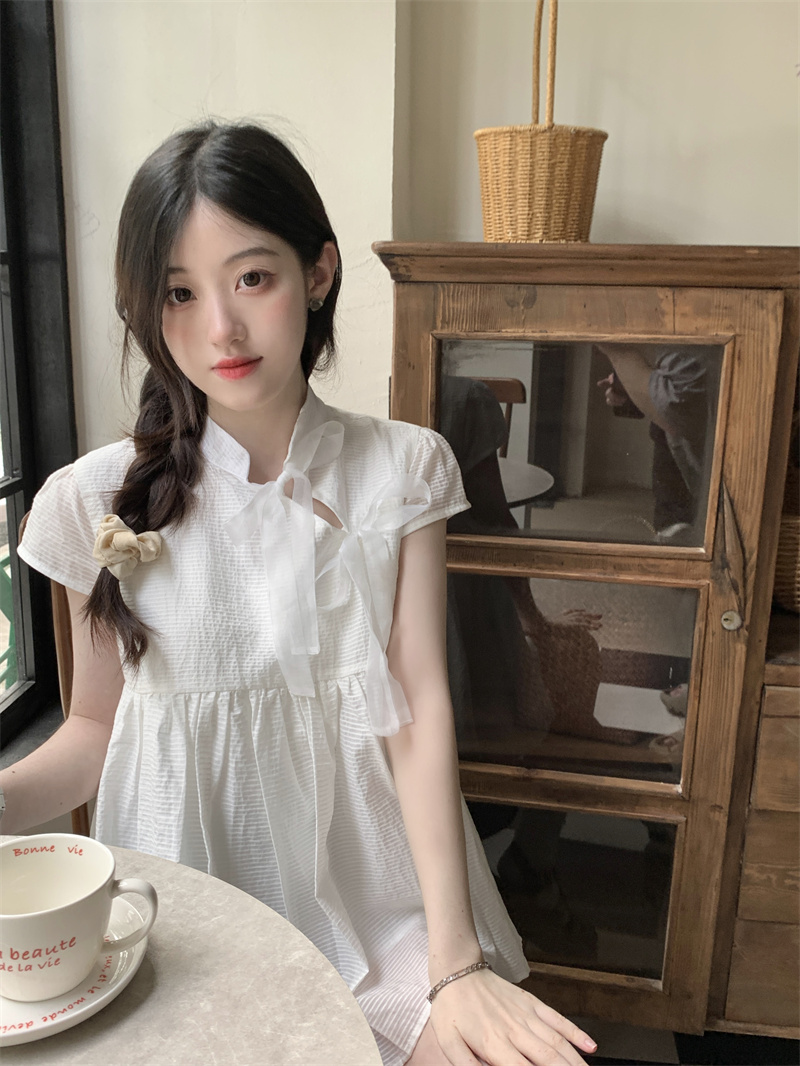 實拍~夏季鹽系穿搭可鹽可甜高級感小香溫柔風甜美上衣